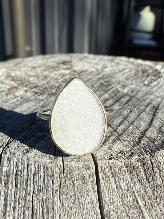 Quartz Druzy Ring