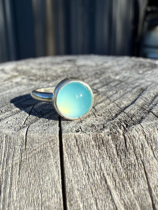 Blue Chalcedony Ring