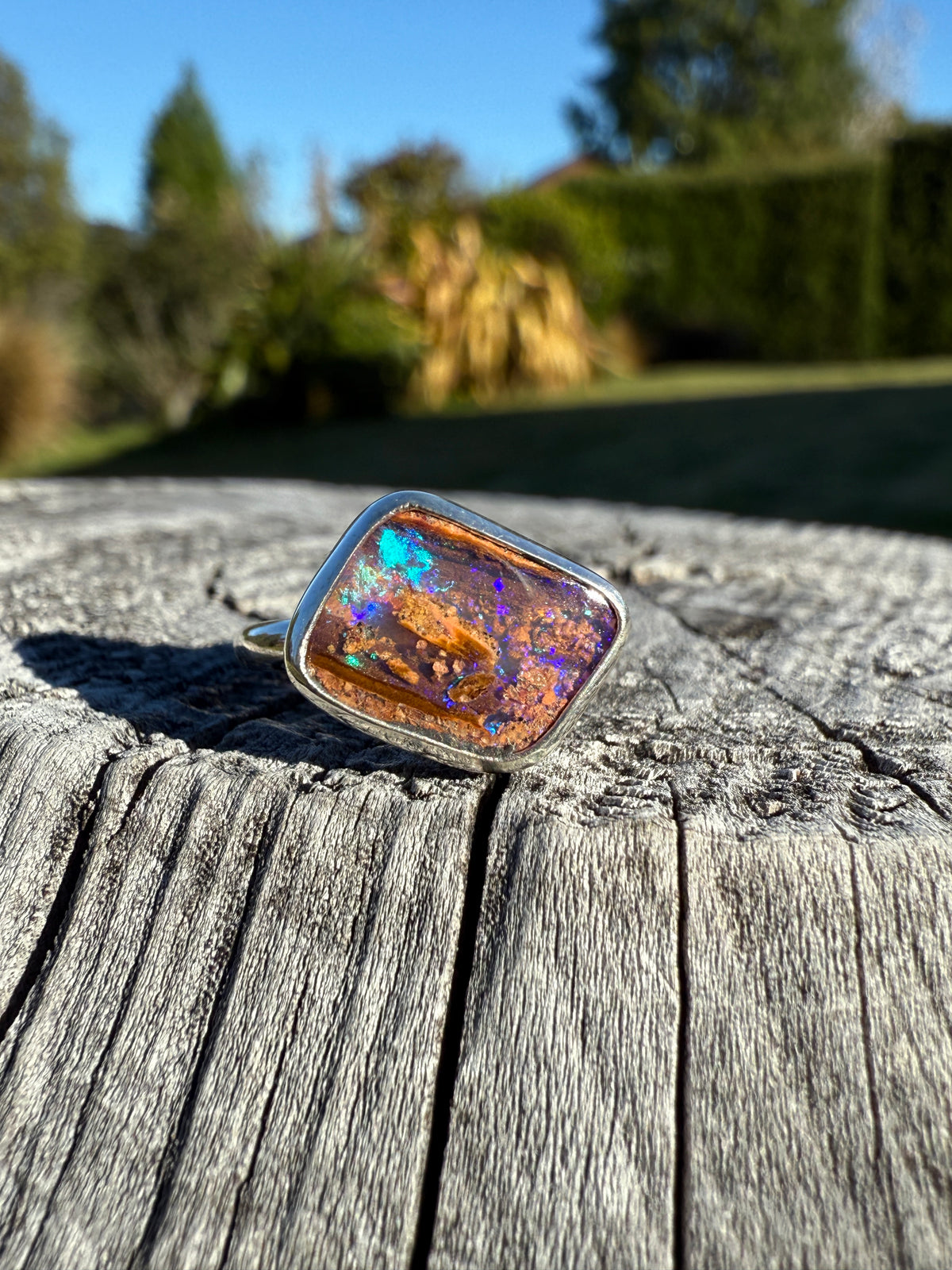 Australian Pipe Opal Ring Size 5.75