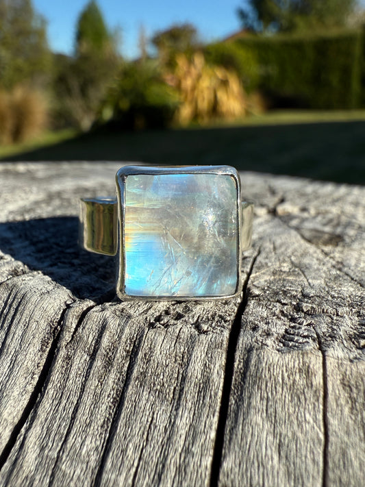 Moonstone Ring Size 8.5/8.75