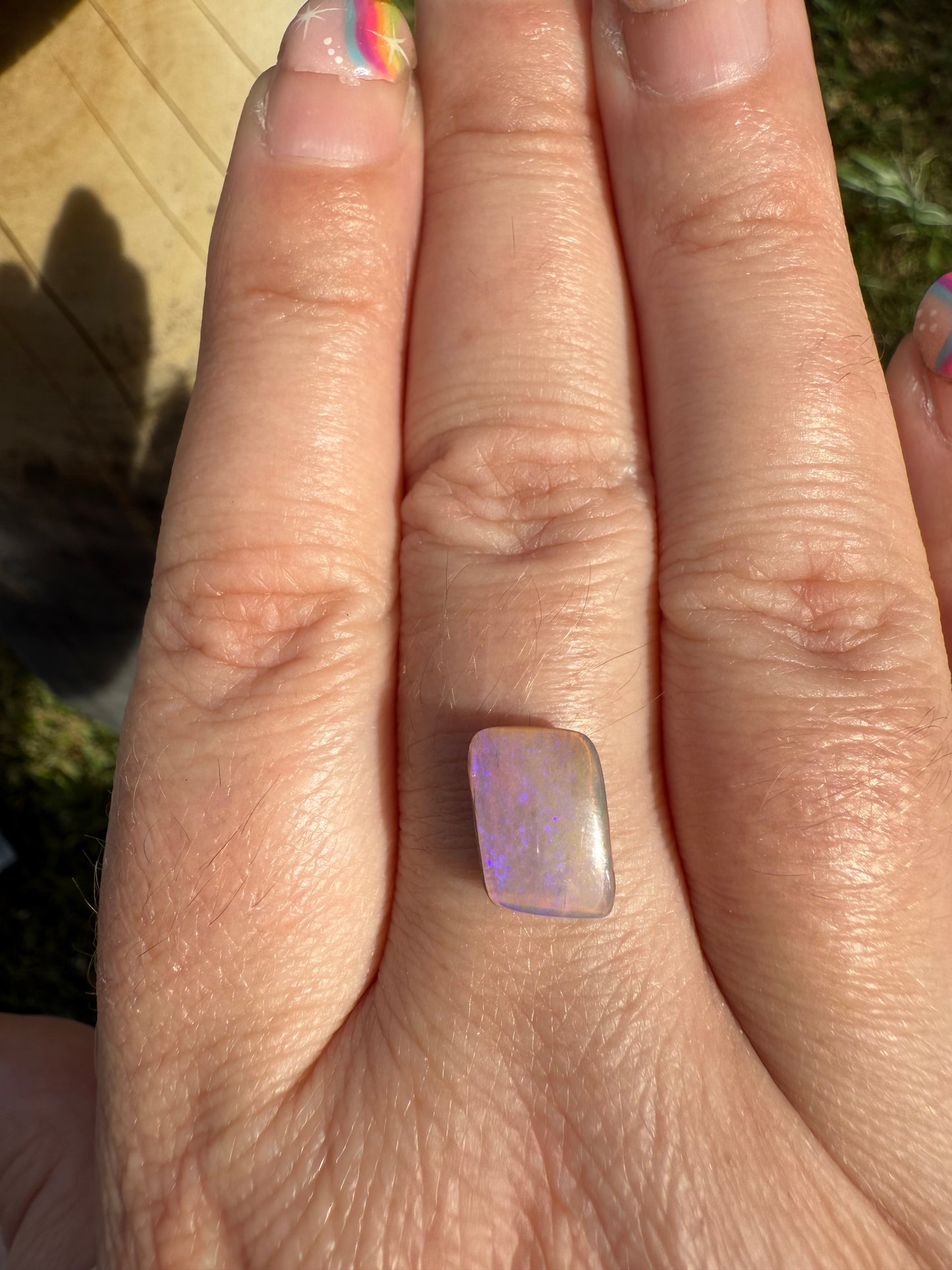 Pinky lilac Pipe Opal