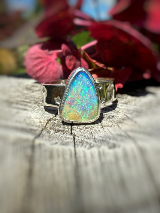 Pipe Opal Ring SIZE 8.75 (Q1/2)