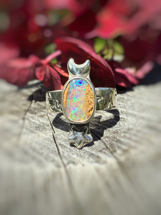 Pipe Opal Ring SIZE 7.25 (N1/2)