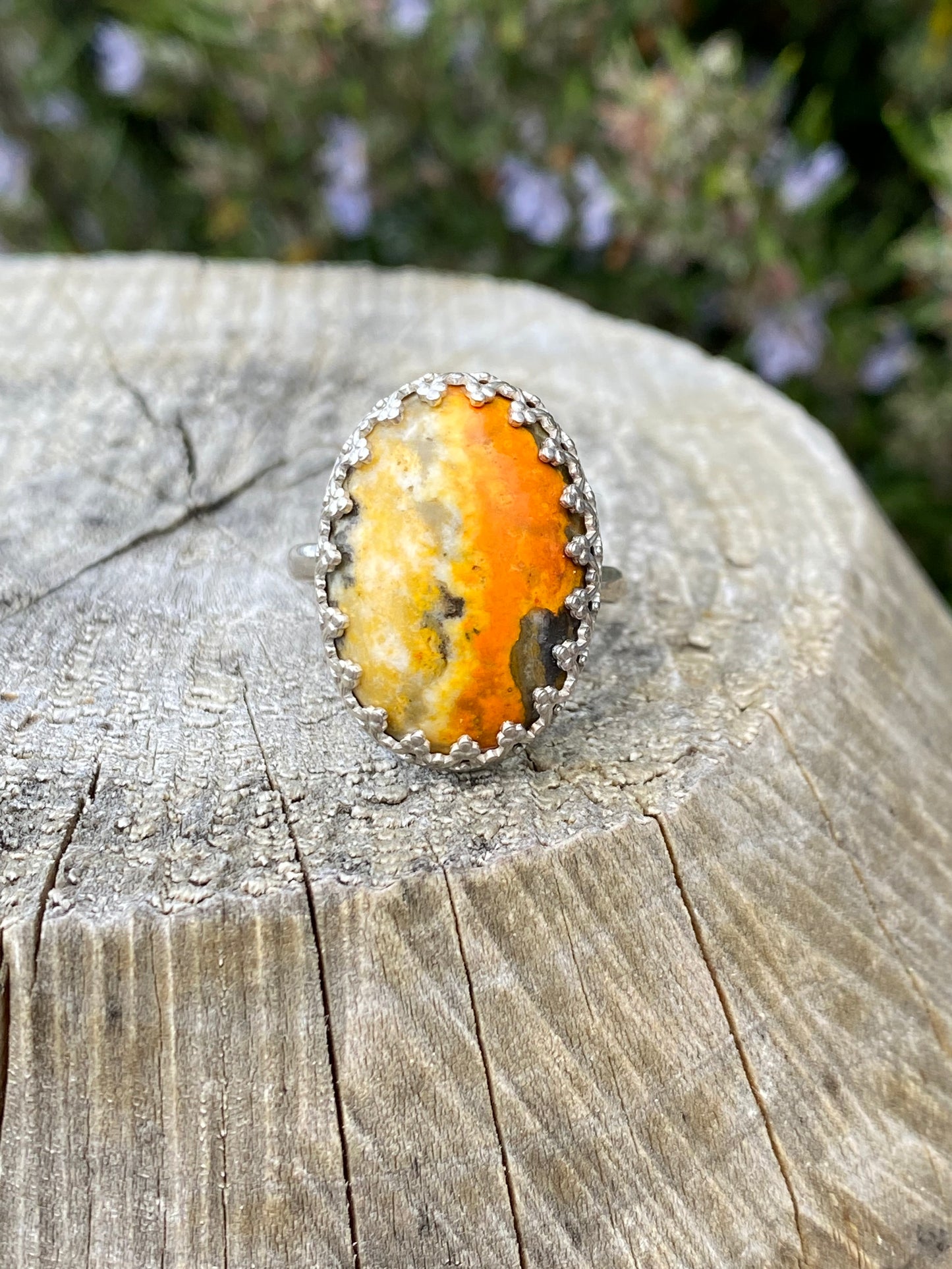 Bumblebee Jasper Ring