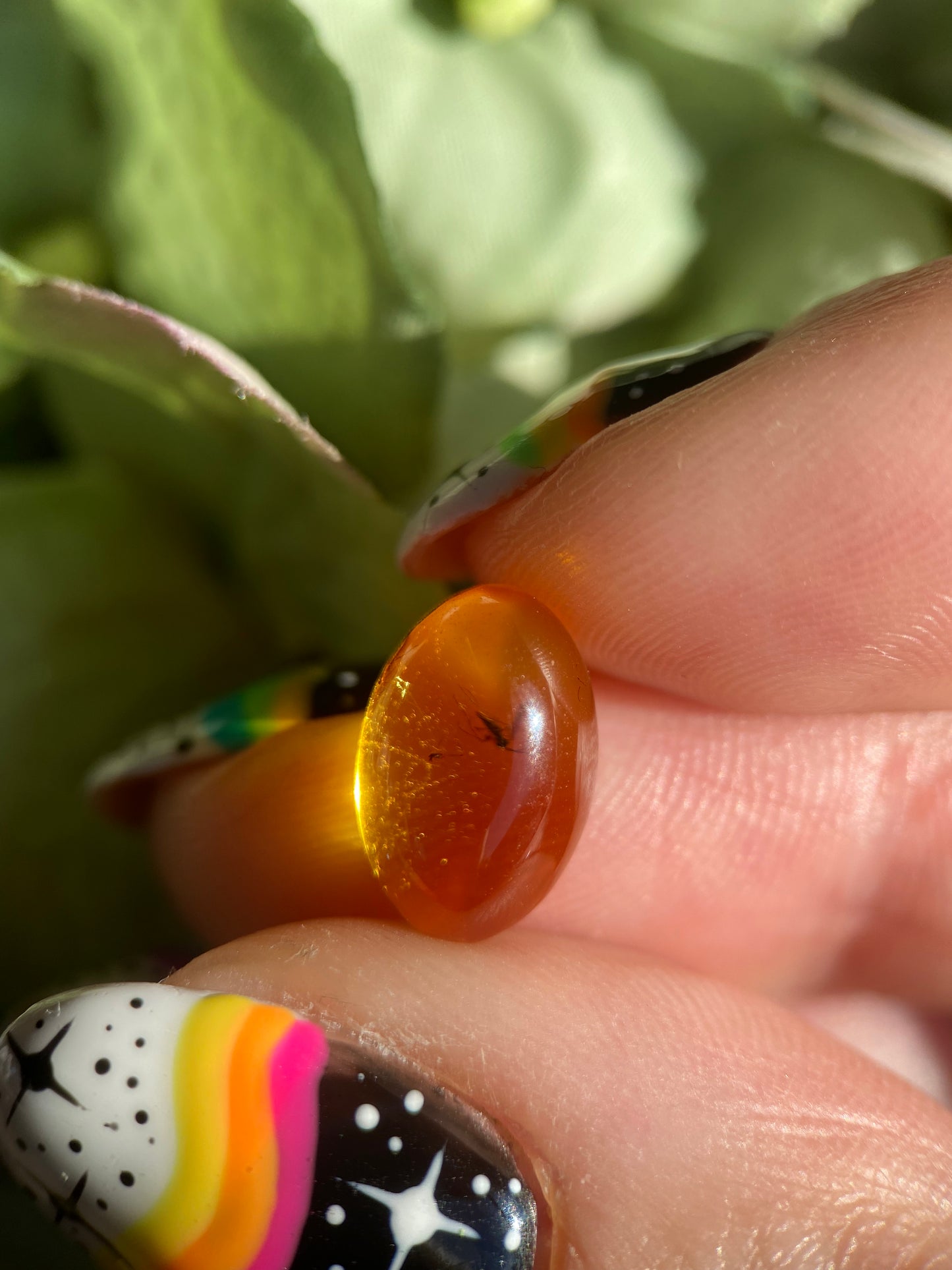 Buggy Amber Small Oval