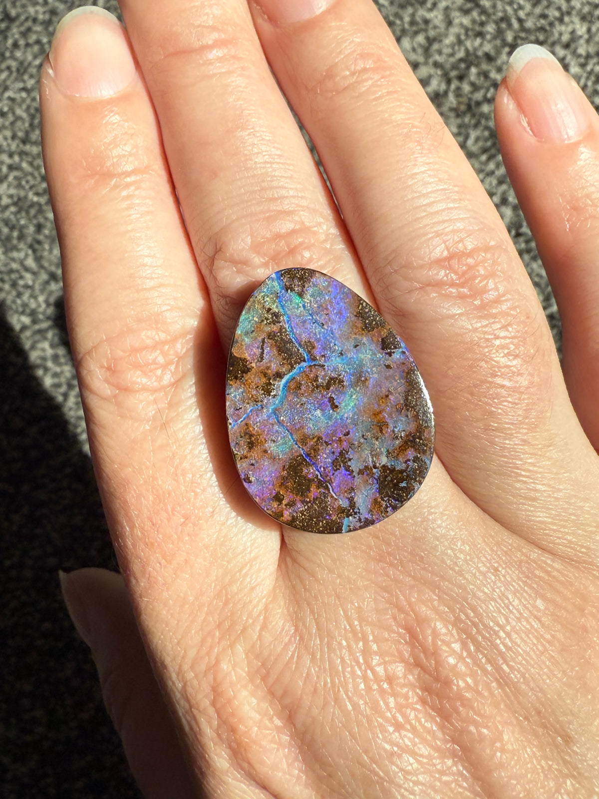 Australian Boulder Opal for Custom