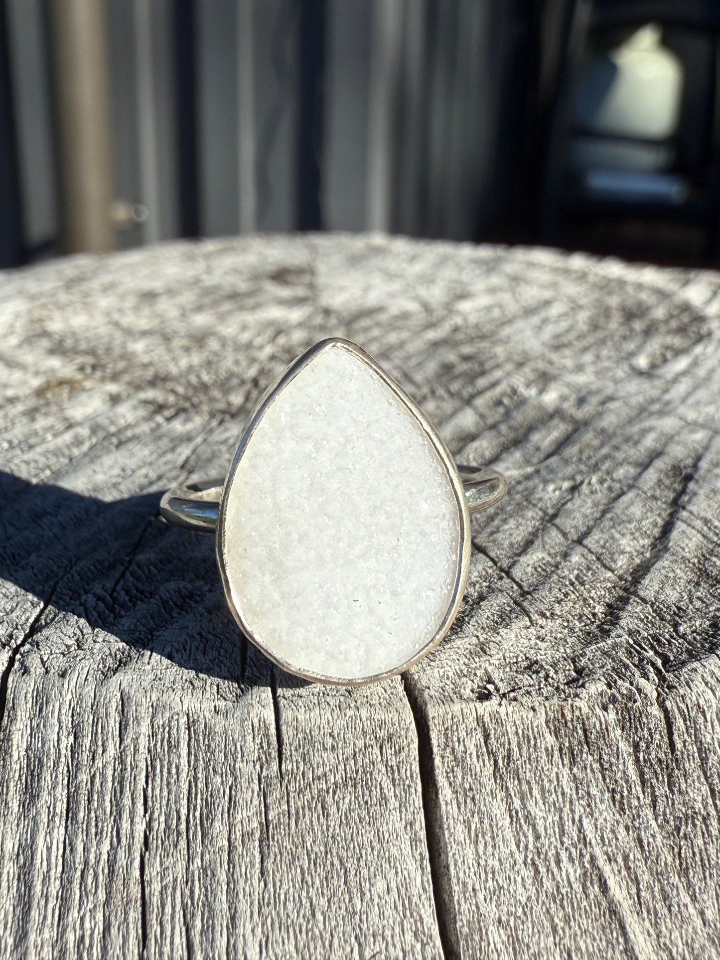 Quartz Druzy Ring