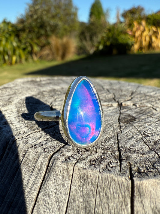 Aurora Opal Ring Size 7.25