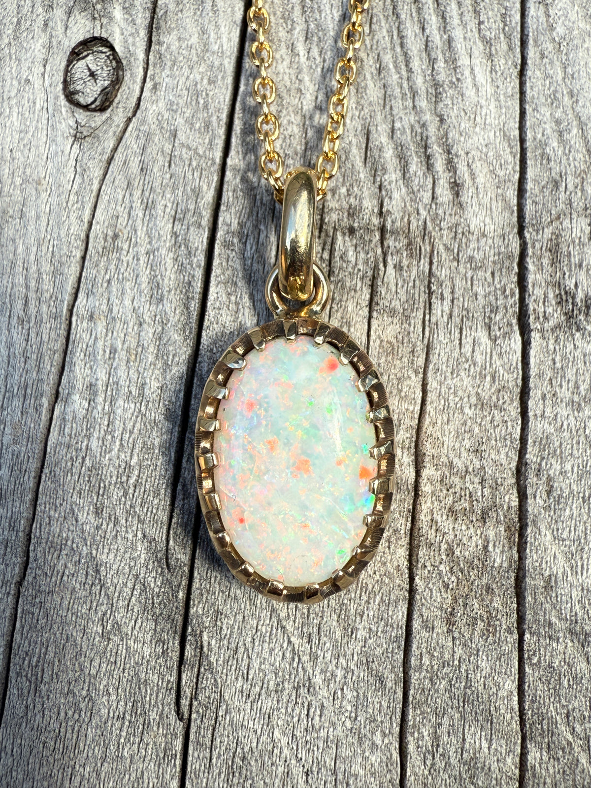 5ct Crystal Opal necklace by JBD NZ
