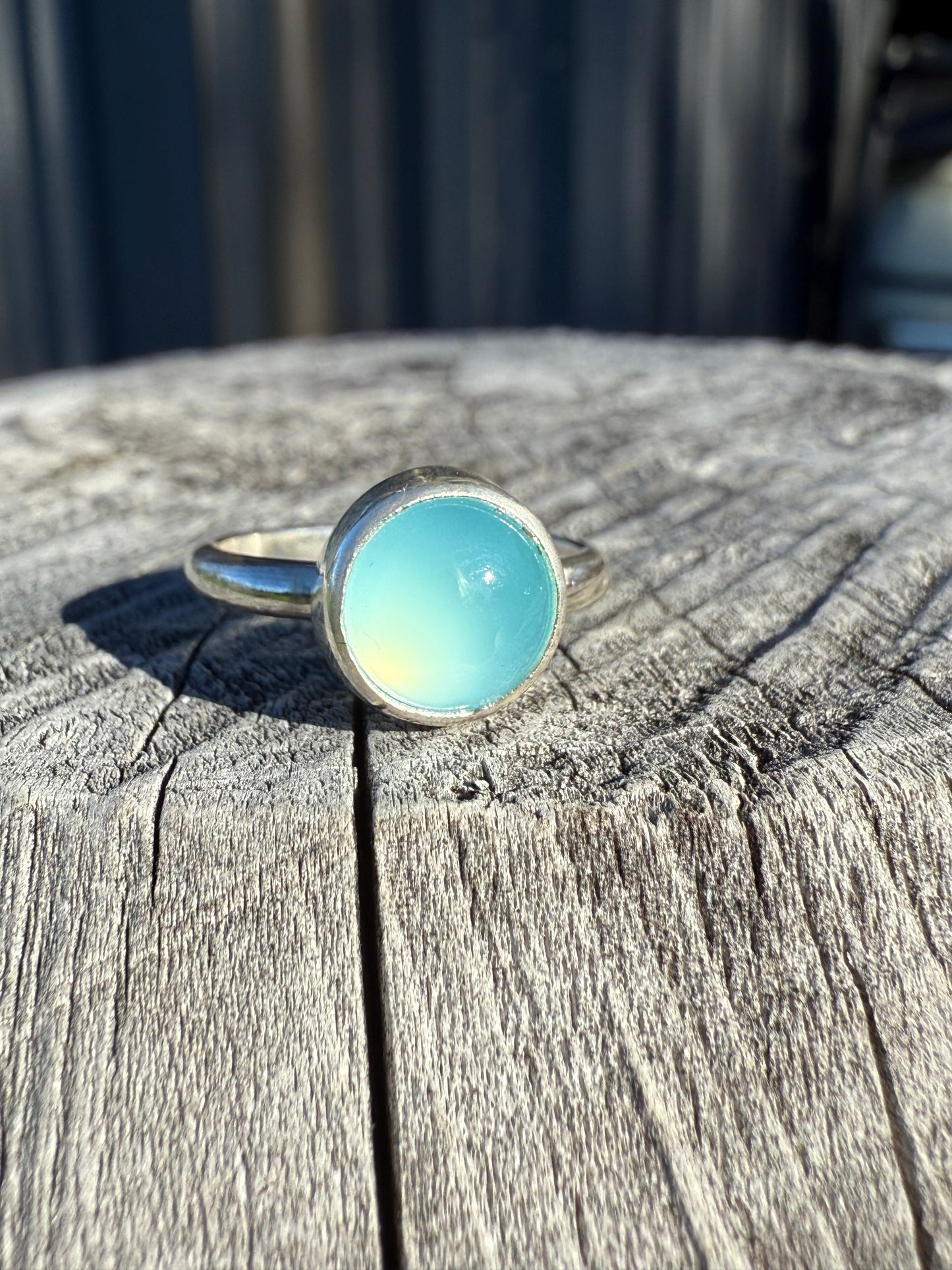 Blue Chalcedony Ring
