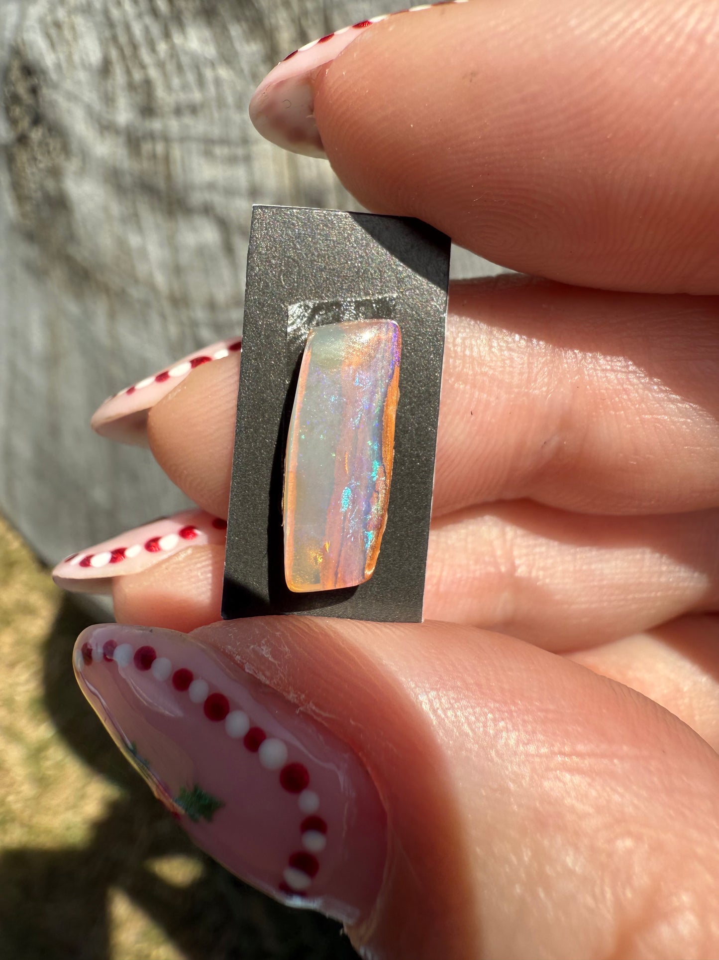 Oblong Pipe Opal