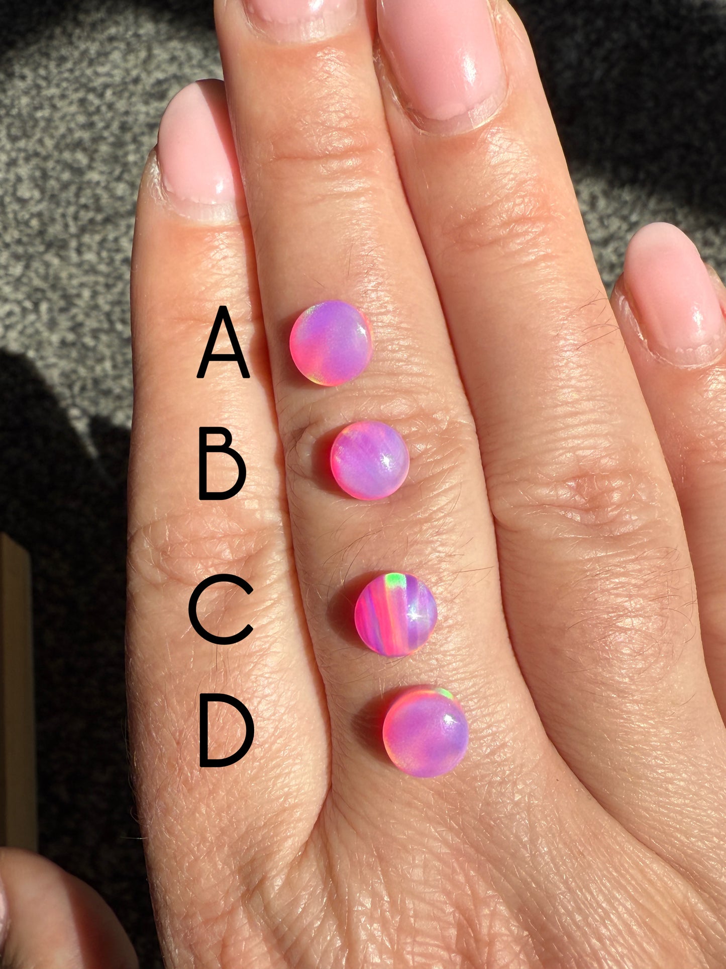 Pink Lemonade Aurora Opals