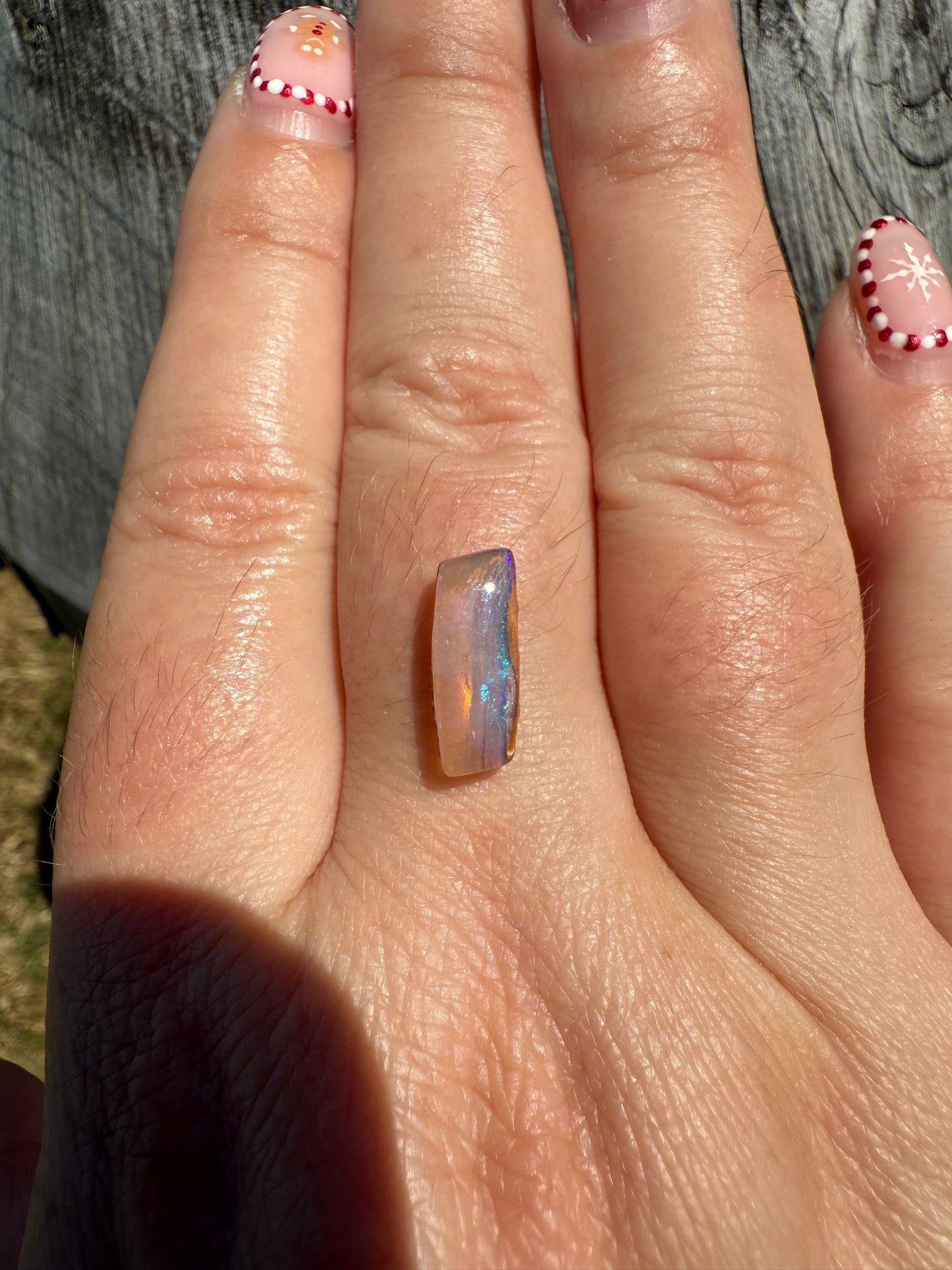 Oblong Pipe Opal