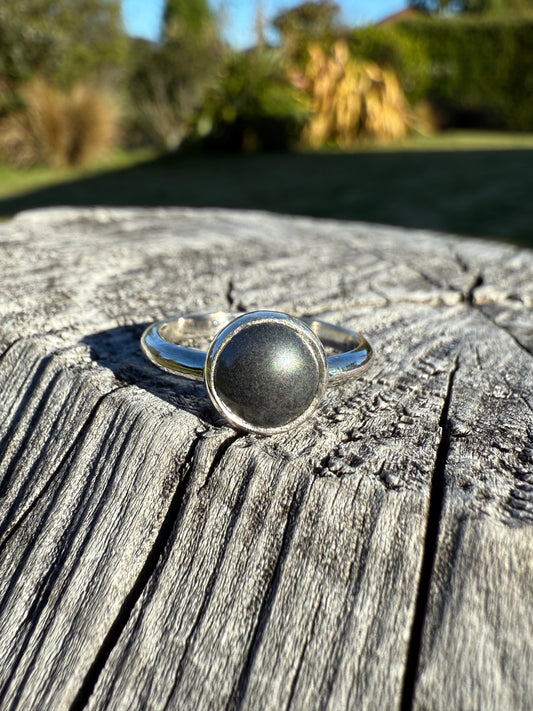 Hematite Ring Size 7.75