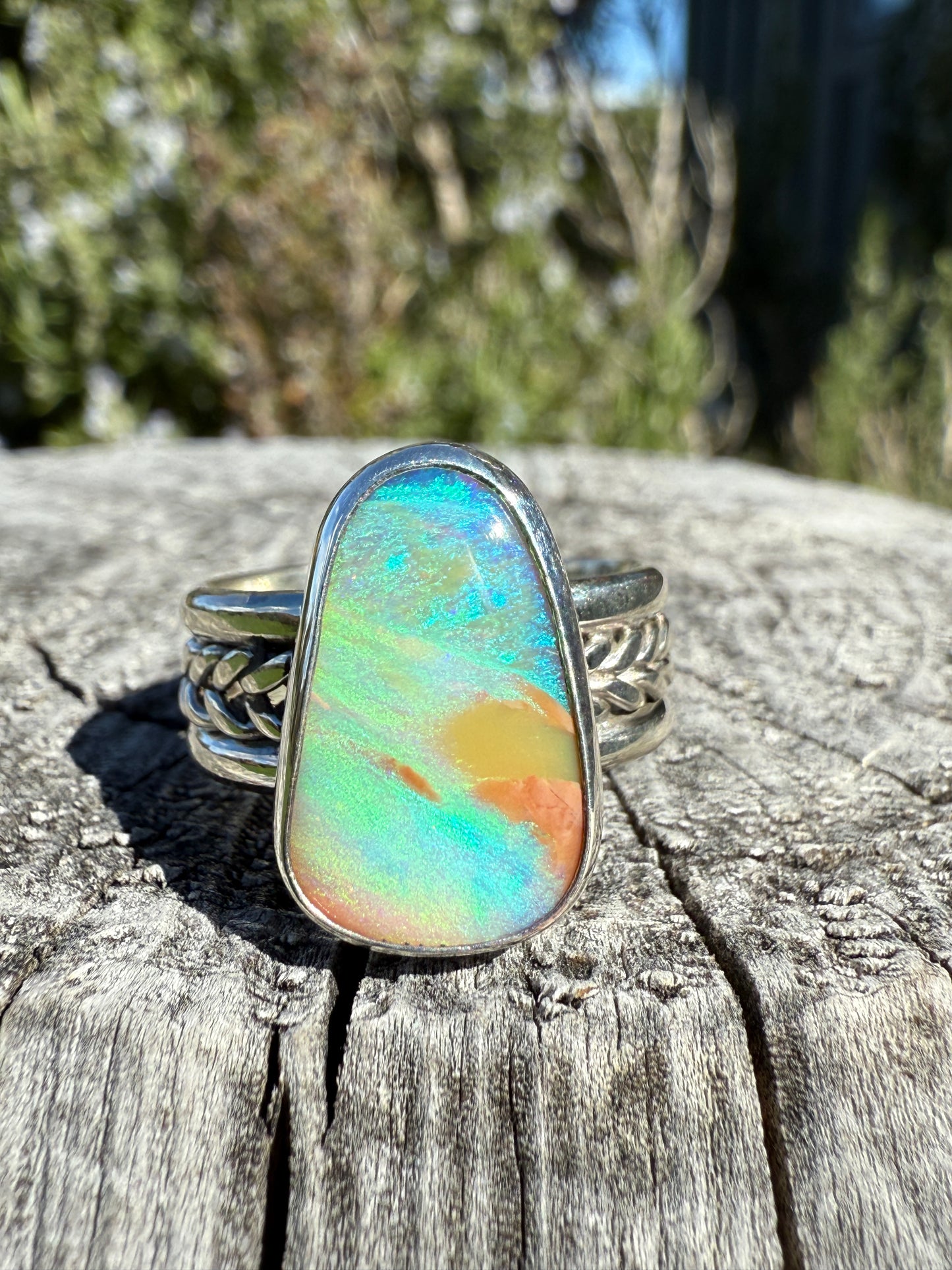 Orange Blosson Ring Size 9.25(see note)