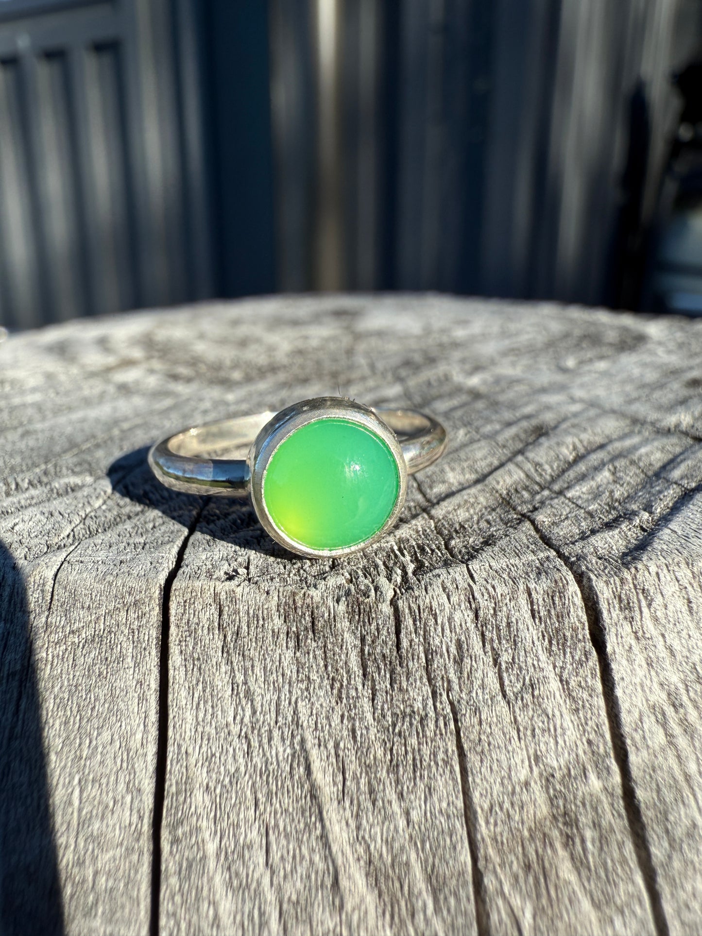 Chrysoprase Ring
