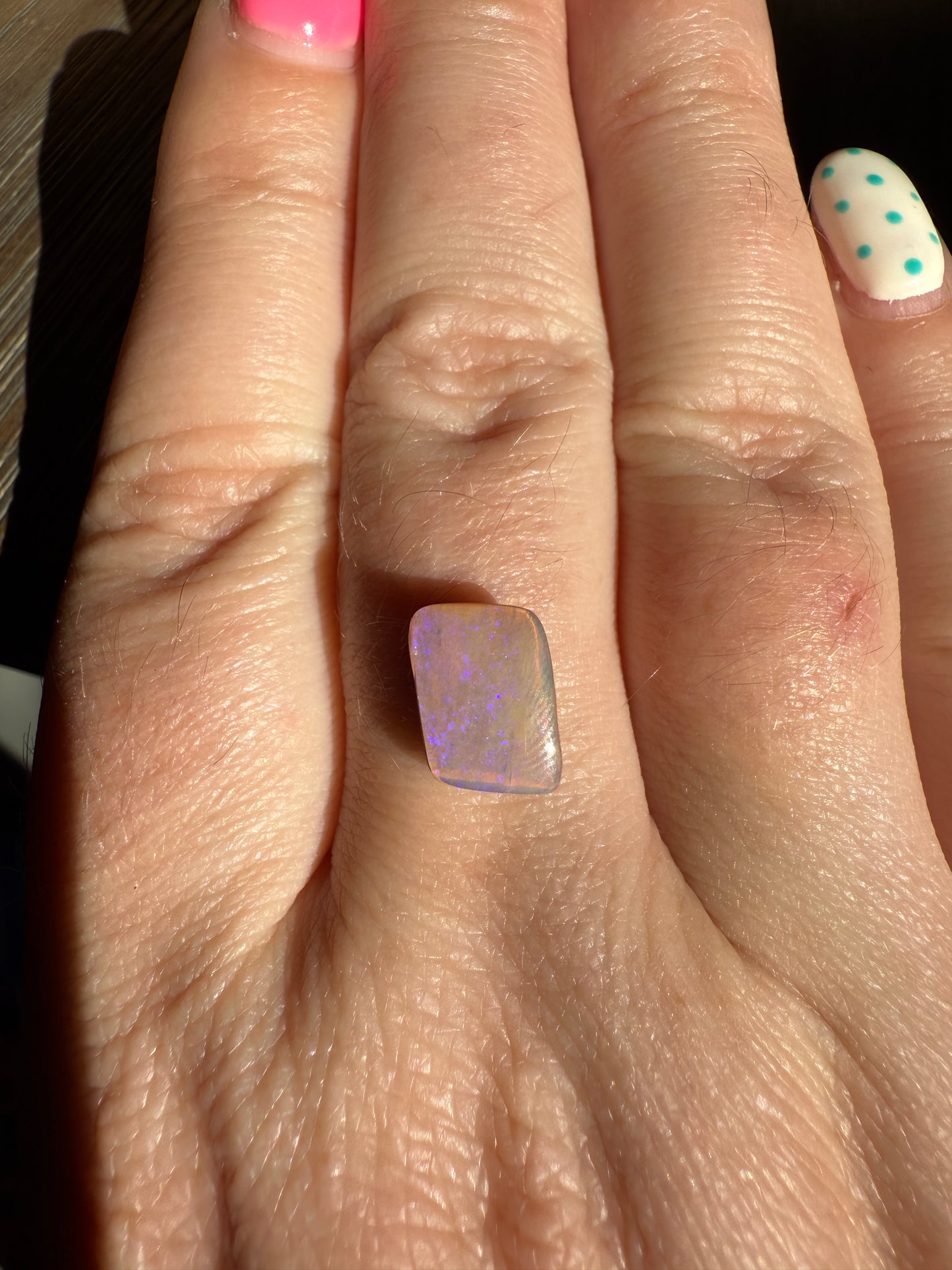 Pinky lilac Pipe Opal