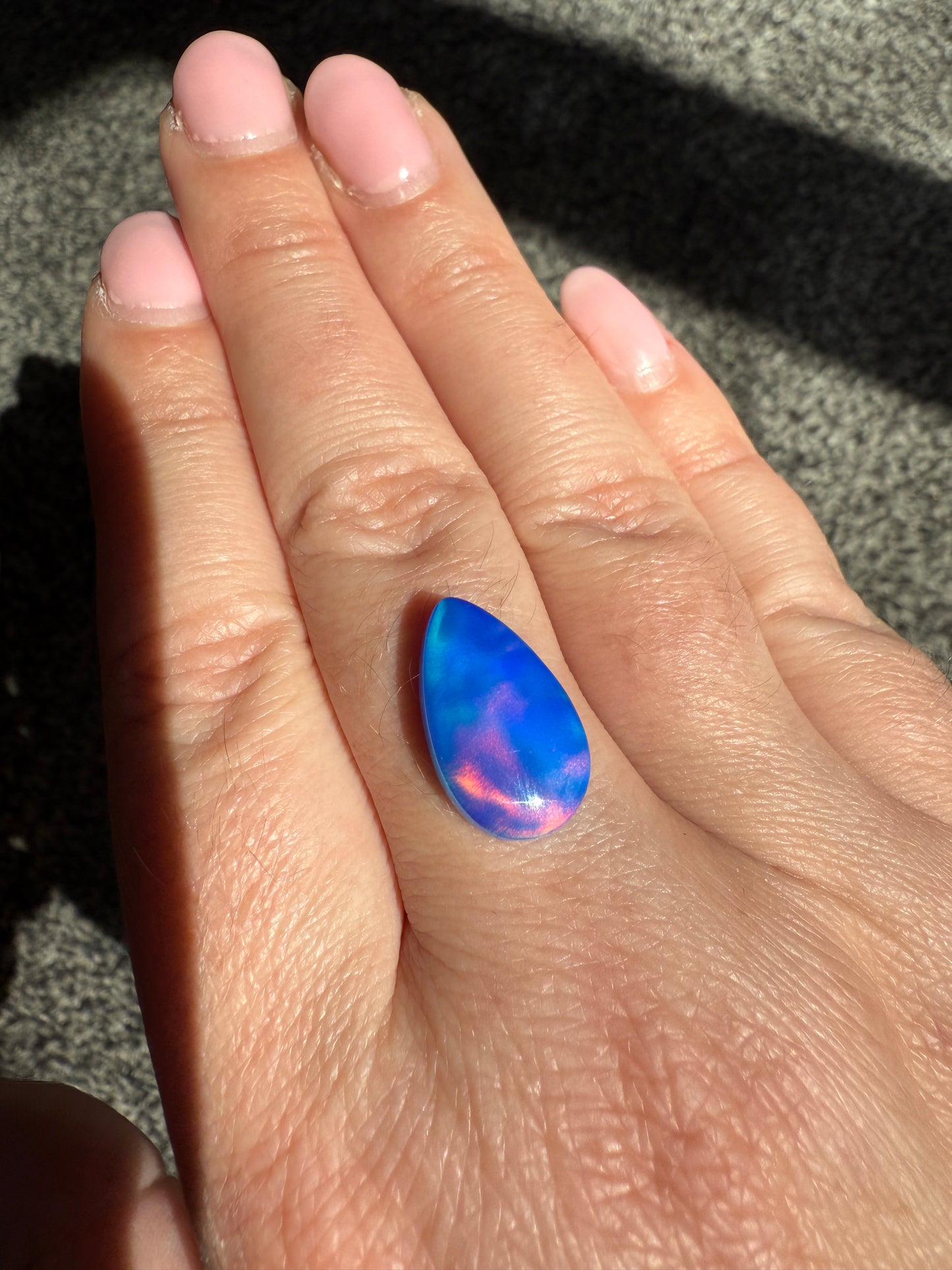 Teardrop Aurora Opal