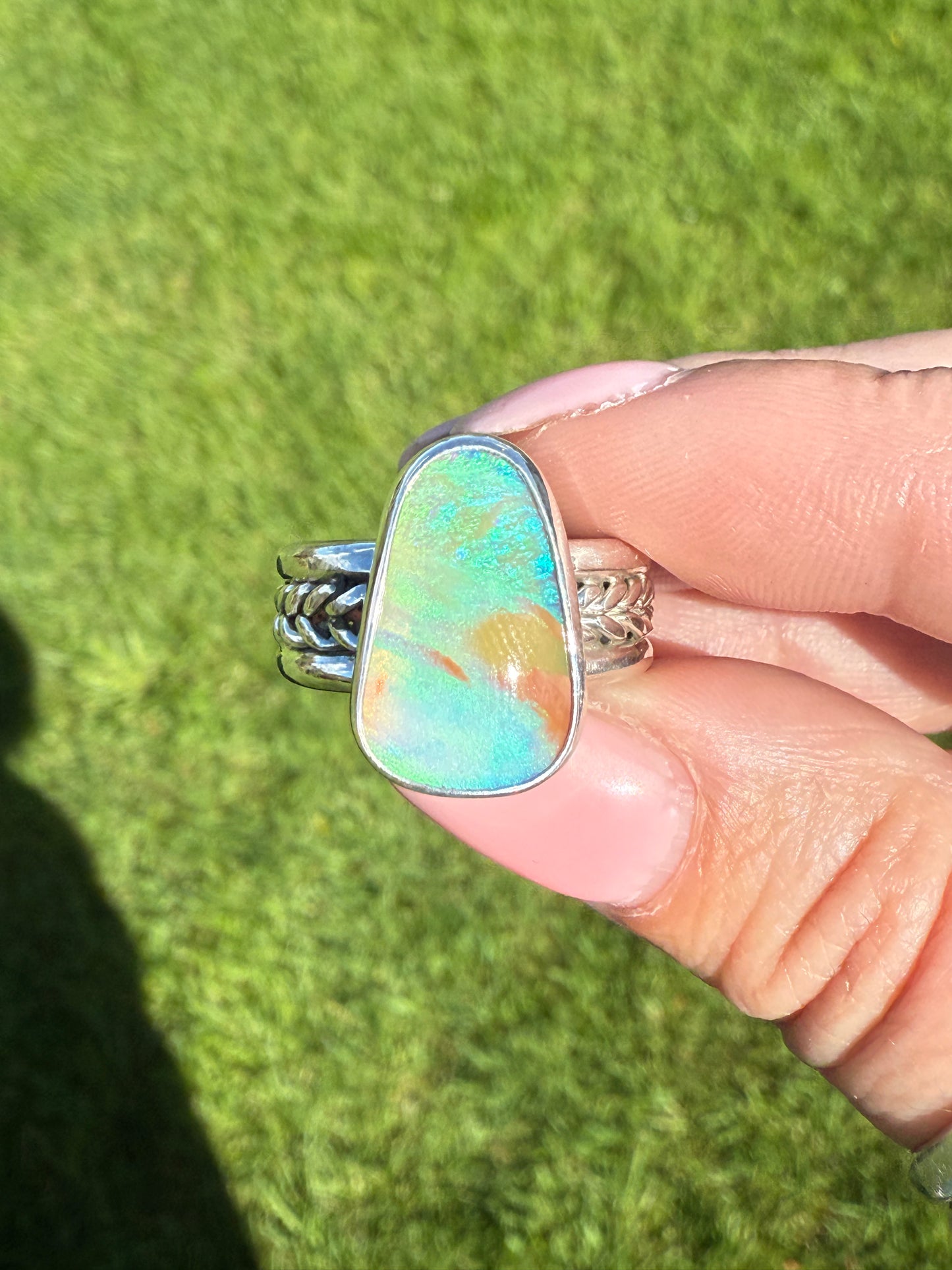 Orange Blosson Ring Size 9.25(see note)