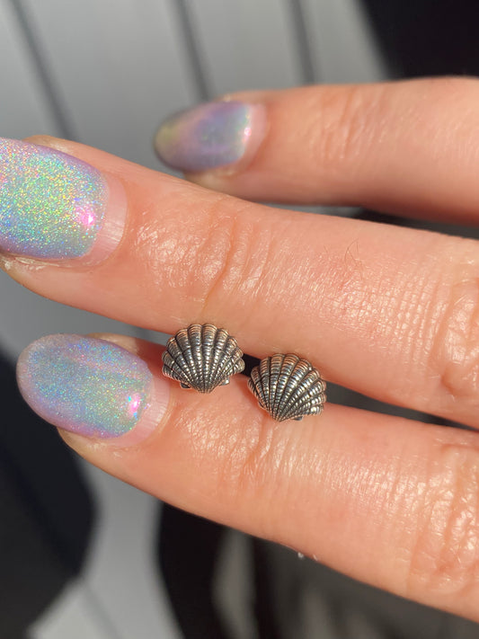 Scallop Shell studs