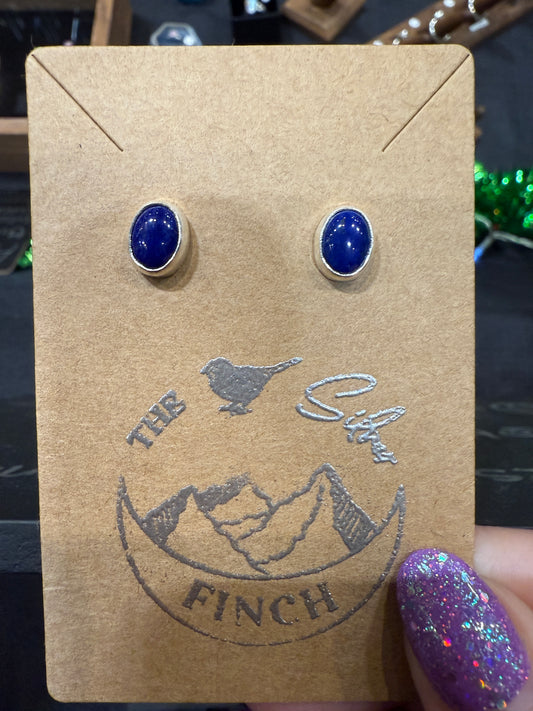 Lapis Lazuli Studs