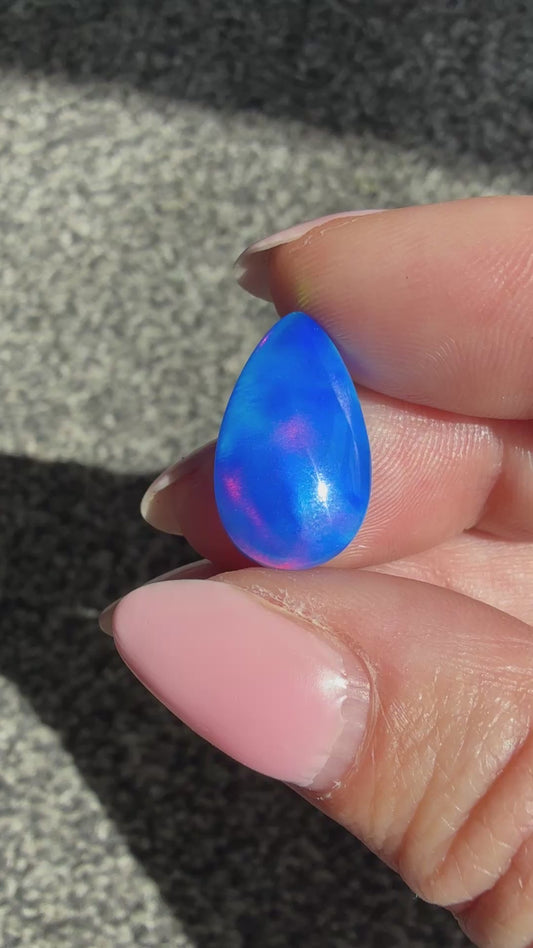 Teardrop Aurora Opal