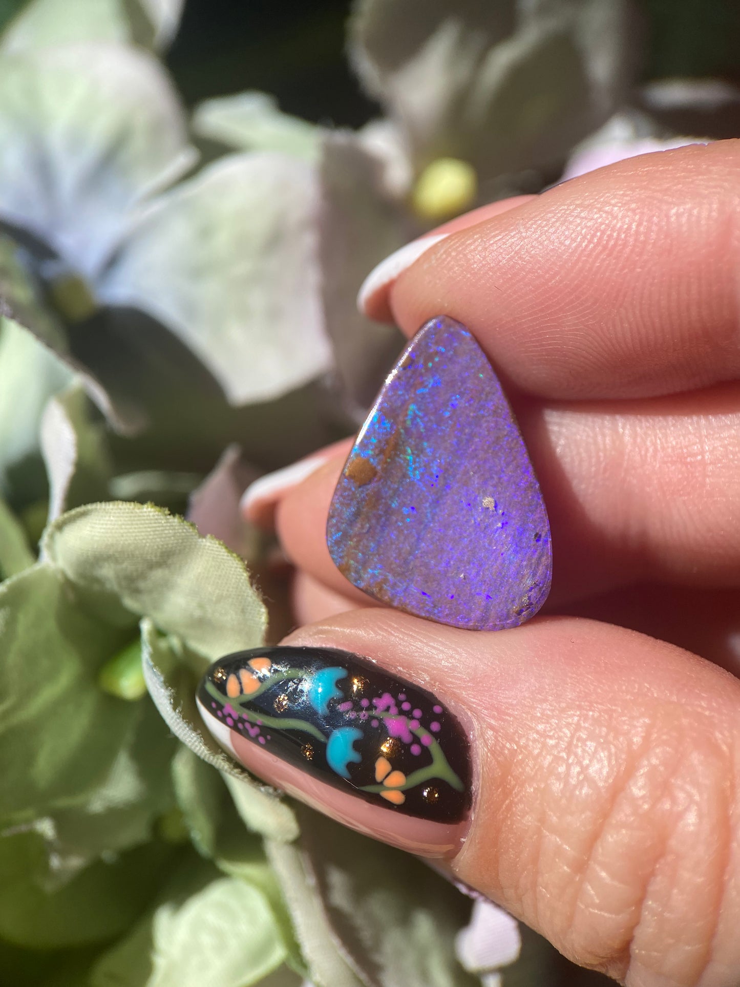 Purple Boulder Opal